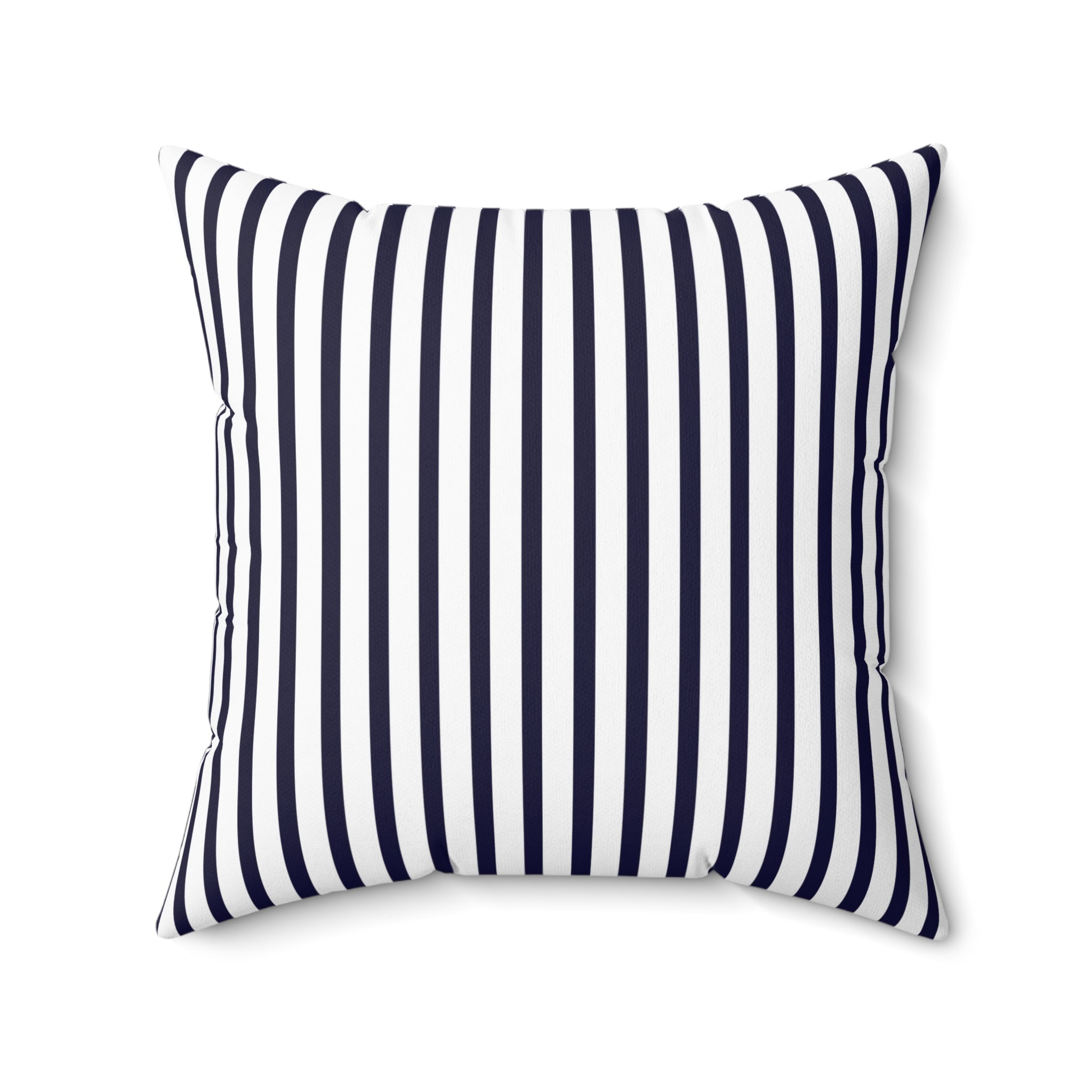 Nantucket Island Style TheNantucketHouse Spun Polyester Nautical Stripe Square Pillow. Nantucketcloth