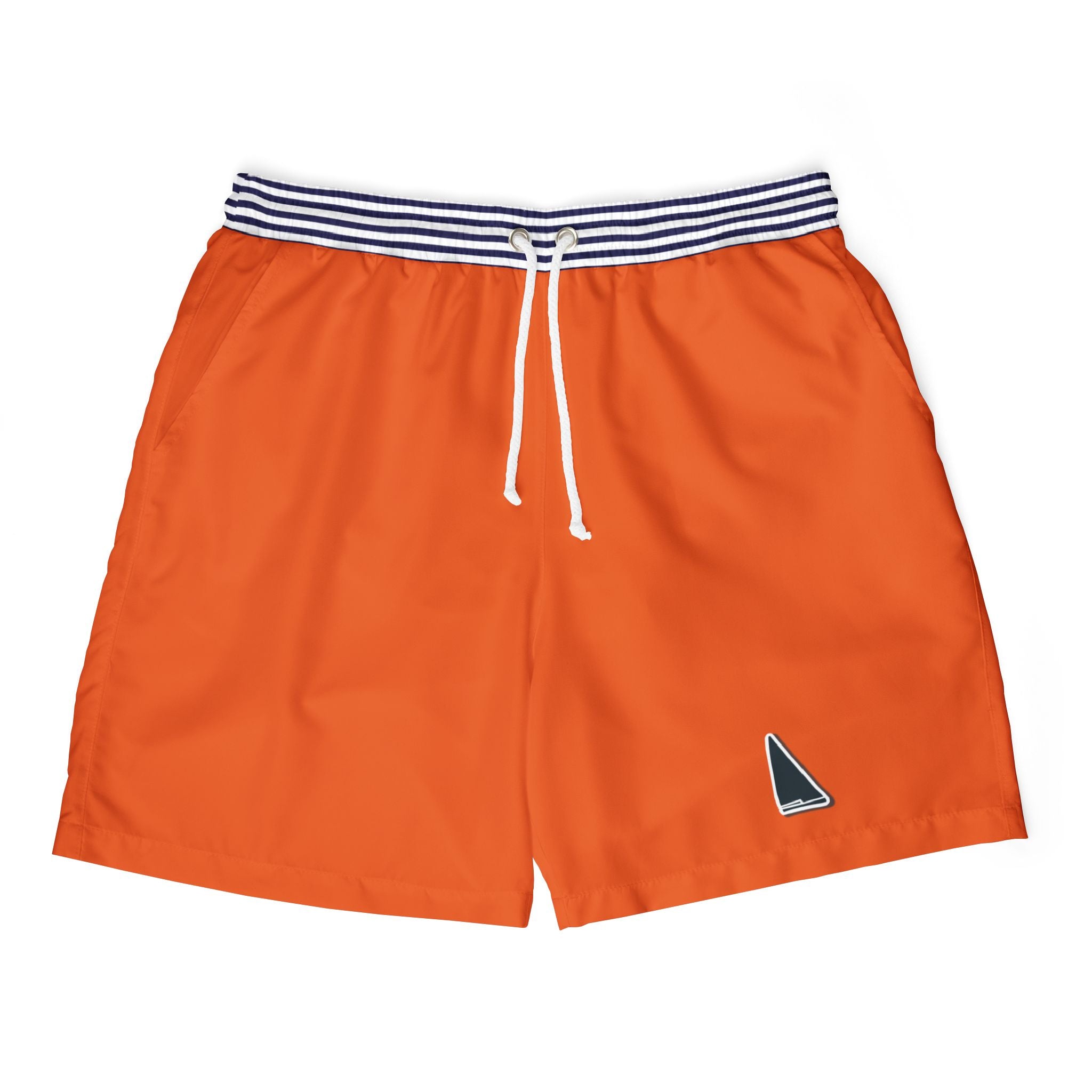 al Stripped Belt on White with Pockets.