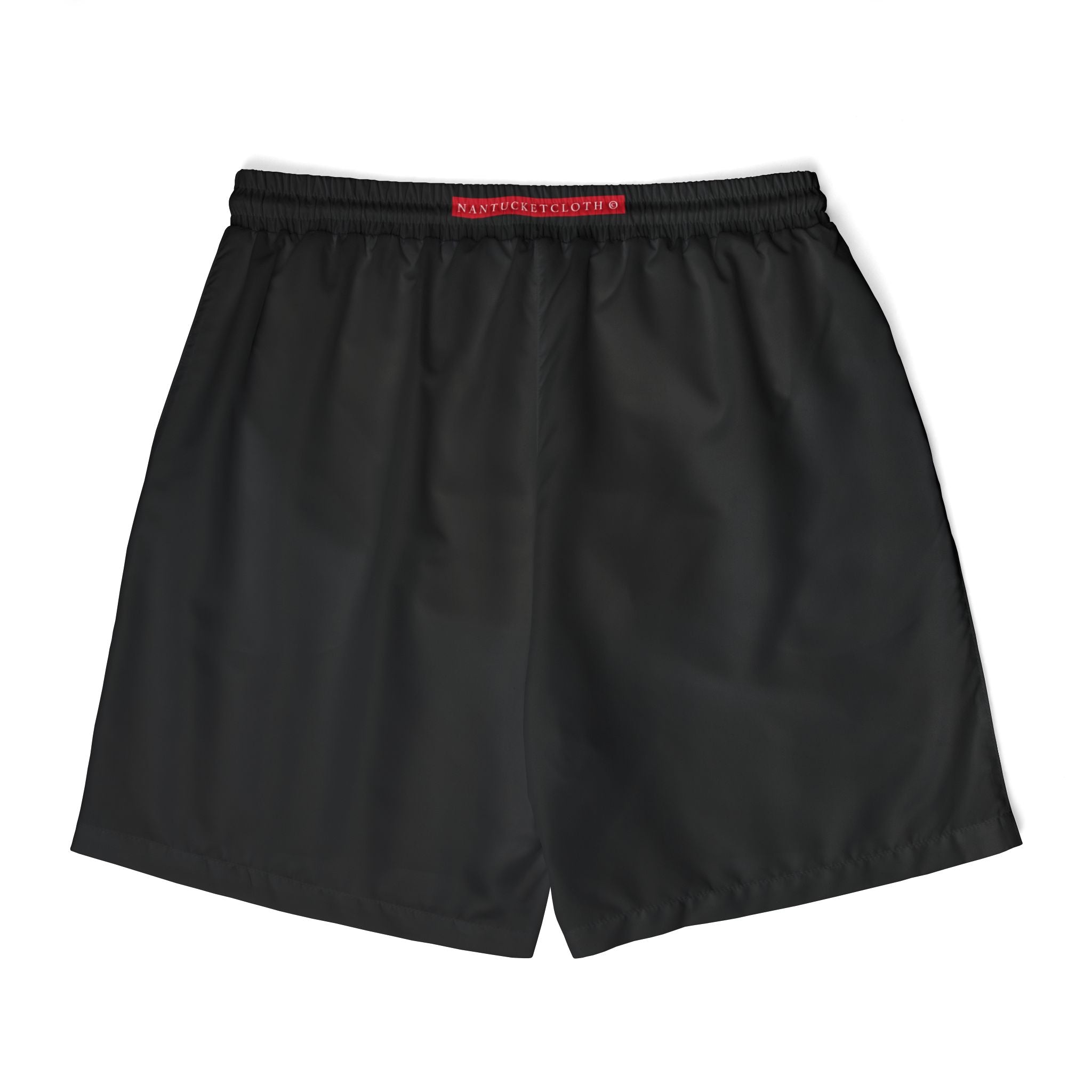 Nantucket Island Mens Swim Shorts. Nantucketcloth Black Night SkyNautical, with Pockets.