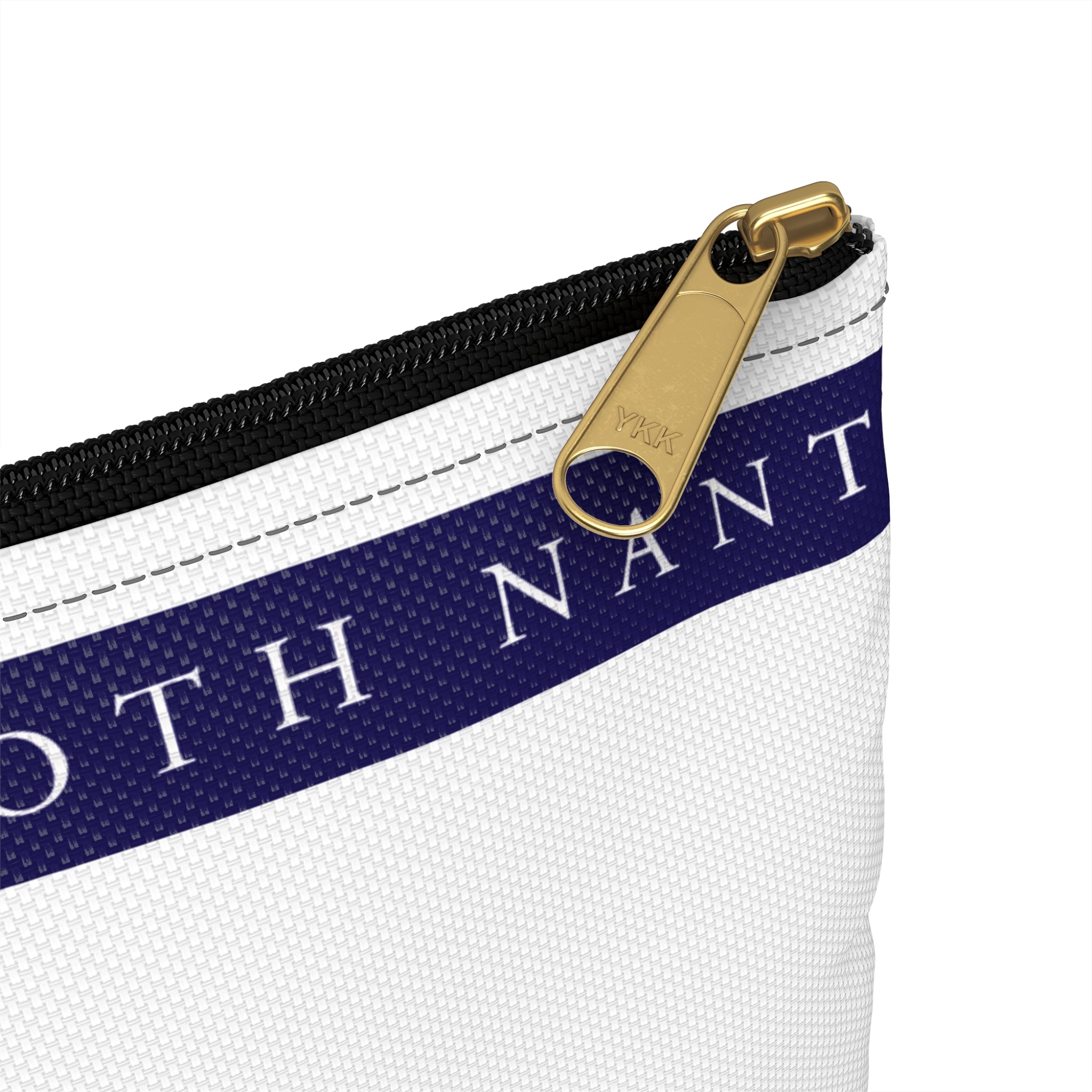 Nantucket Island Nautical SAIL WHITE Nantucketcloth Canvas Wristlet Bag.
