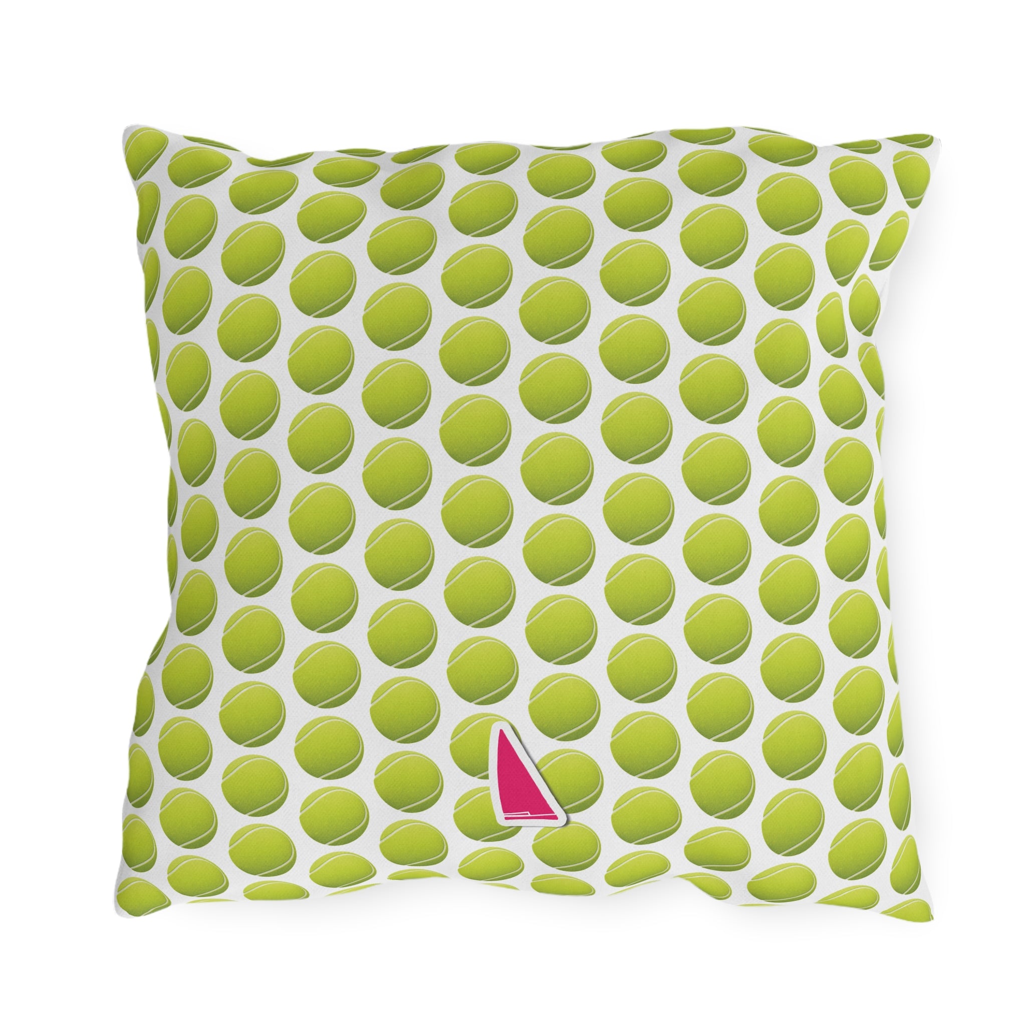 Nantucket Style NewPort TheNantucketHouse Tennis Balls Square Pillow. Nantucketcloth