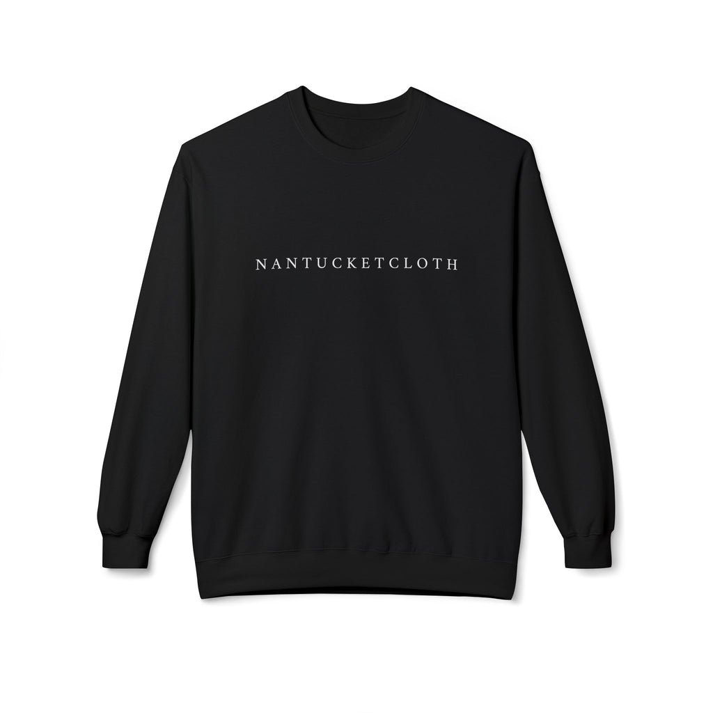 Nantucket shopping Nantucketcloth Nautical Sailboat Unisex Midweight Softstyle BLACK Fleece Crewneck Sweatshirt