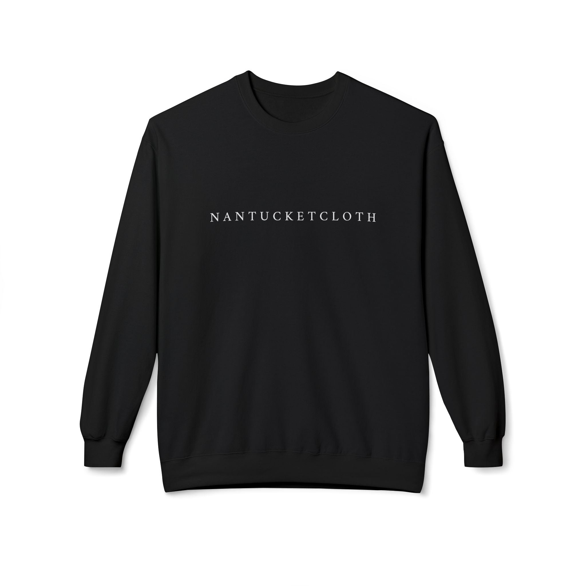 Nantucket shopping Nantucketcloth Nautical Sailboat Unisex Midweight Softstyle BLACK Fleece Crewneck Sweatshirt