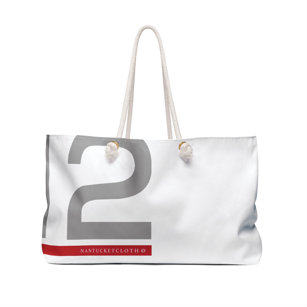 NANTUCKET Bag NANTUCKETCLOTH NAUTICAL WEEKEND TOTE  WHITE SAIL BAG