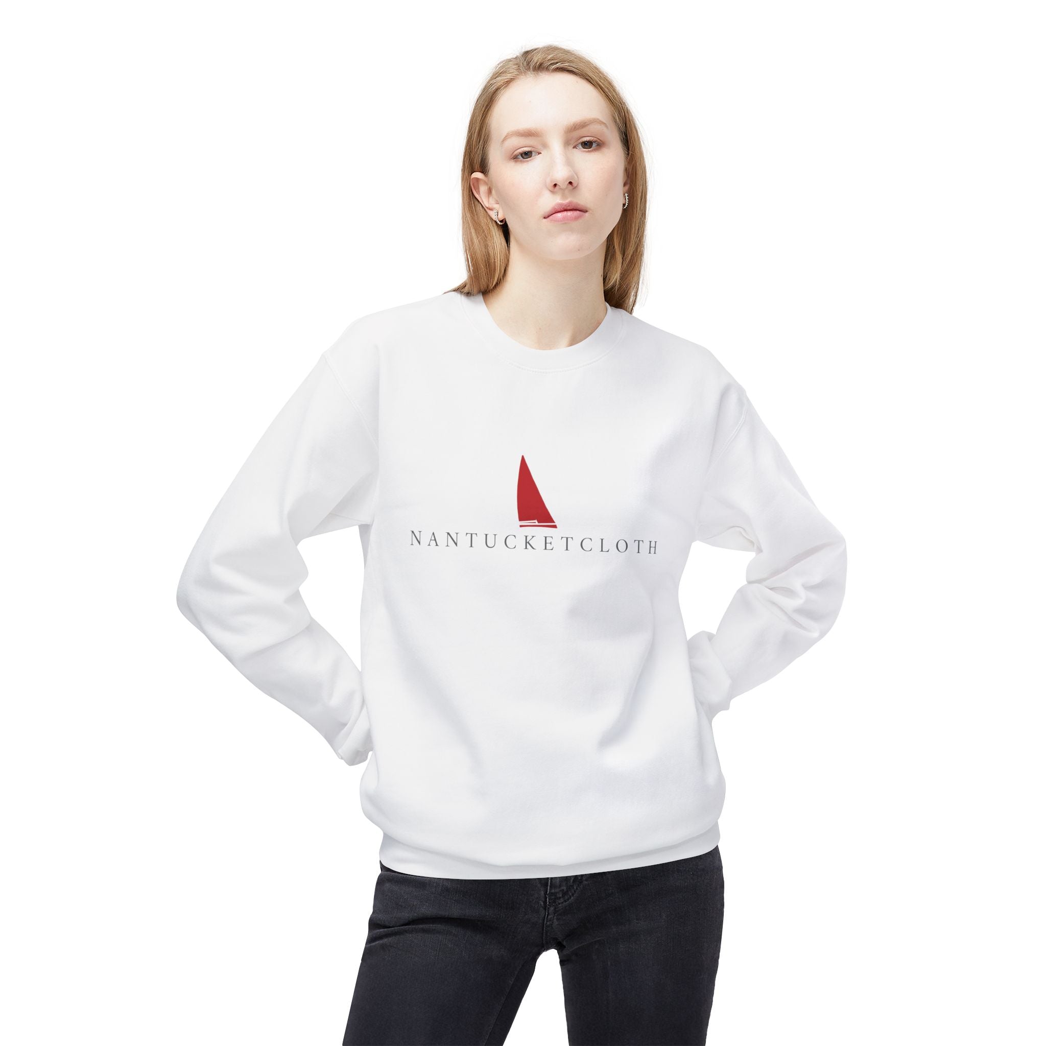 Nantucket shopping Nantucketcloth Nautical NEW BEDFORD Unisex Midweight Softstyle Fleece Crewneck Sweatshirt