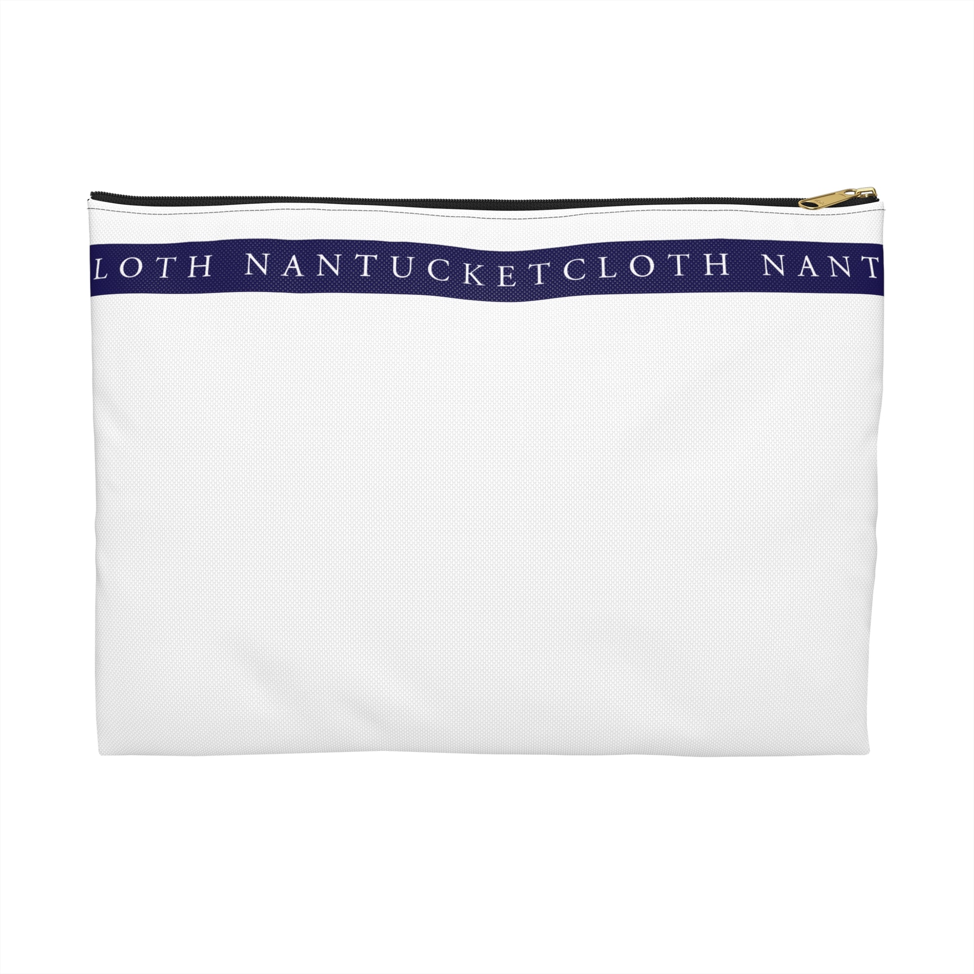 Nantucket Island Nautical SAIL WHITE Nantucketcloth Canvas Wristlet Bag.