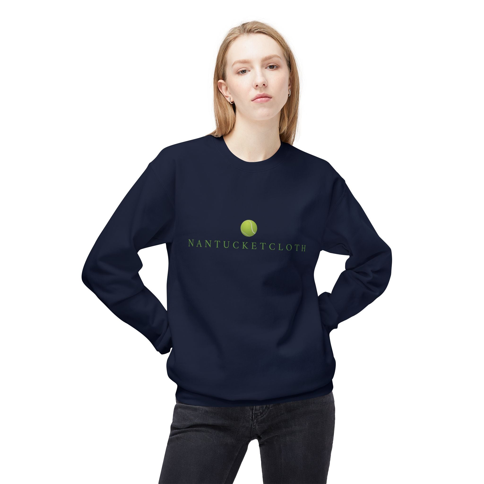Nantucket shopping Nantucketcloth Nautical Tennis Unisex Midweight Softstyle Fleece Crewneck Sweatshirt
