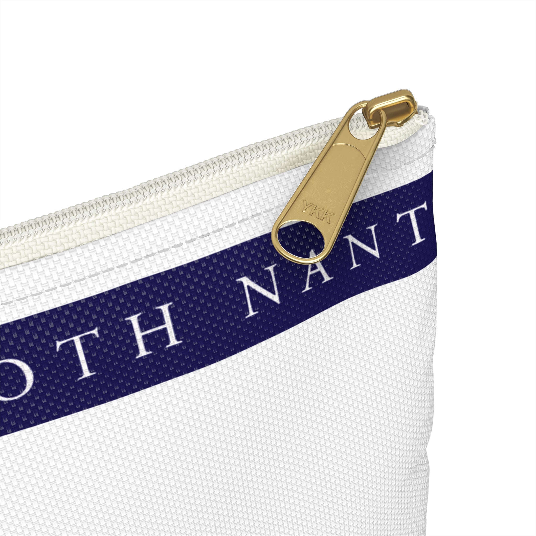 Nantucket Island Nautical SAIL WHITE Nantucketcloth Canvas Wristlet Bag.