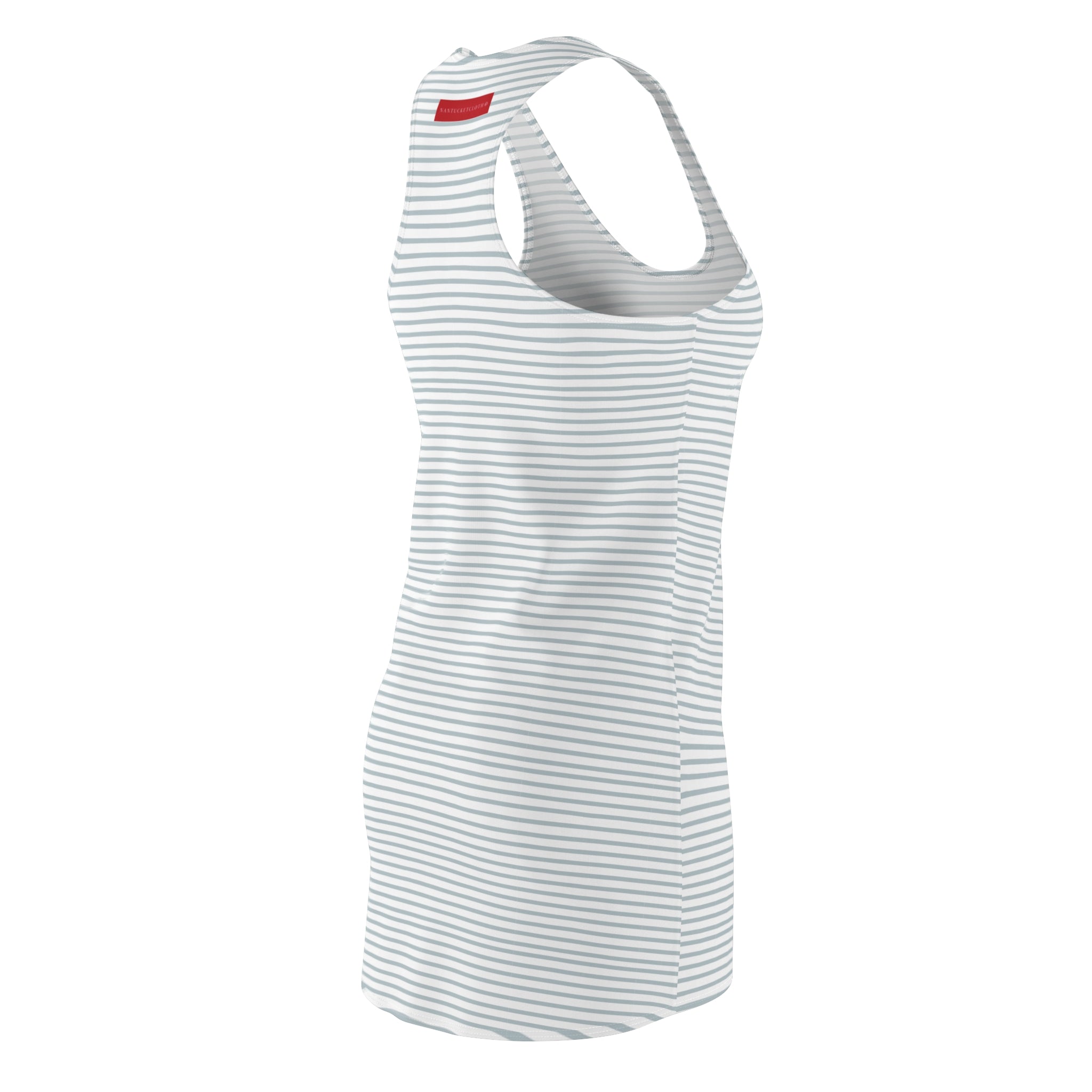 Nantucket shopping Nantucketcloth Nautical stripe Sailboat Women's  Racerback Dress