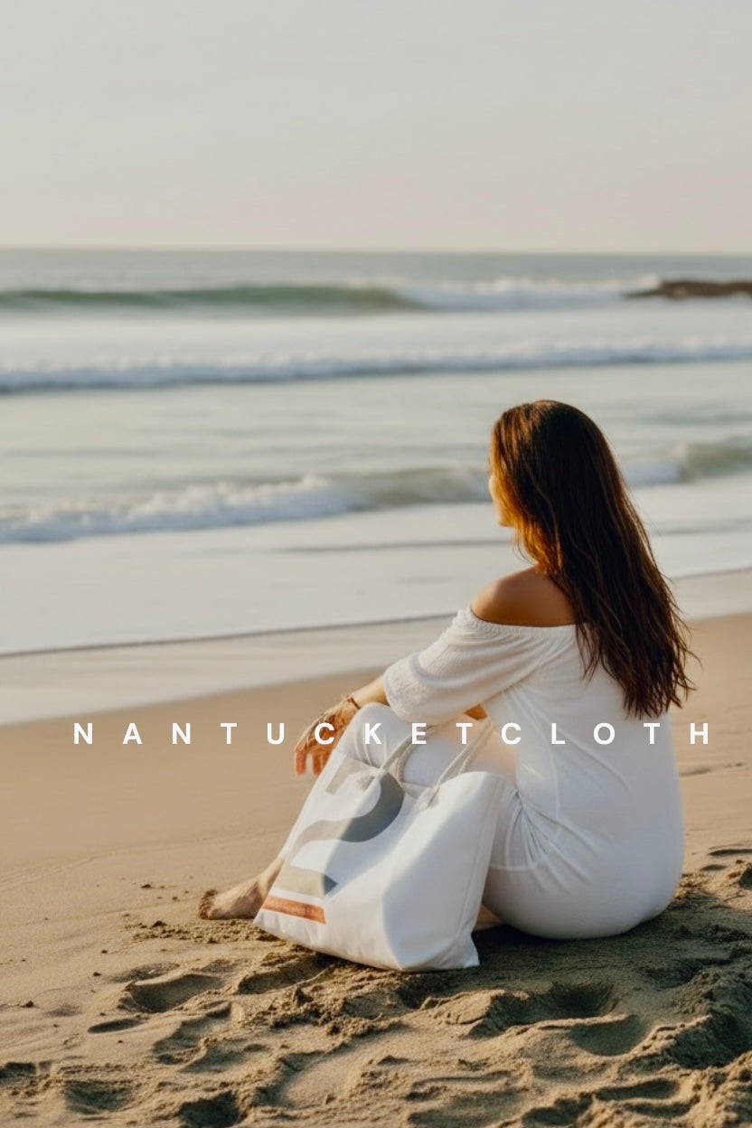 NANTUCKET Bag NANTUCKETCLOTH WEEKEND WHITE SAIL BAG. 