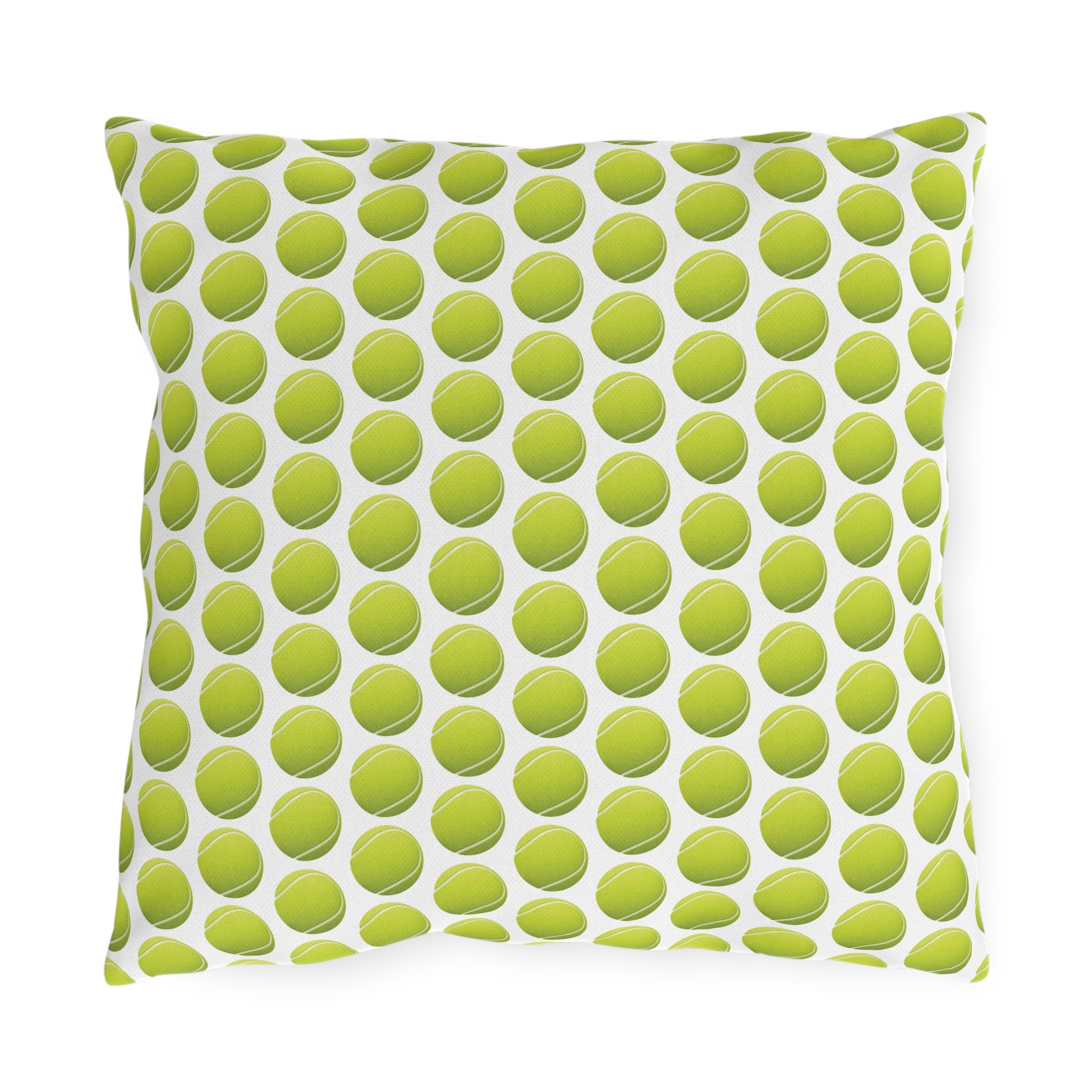 Nantucket Style NewPort TheNantucketHouse Tennis Balls Square Pillow. Nantucketcloth