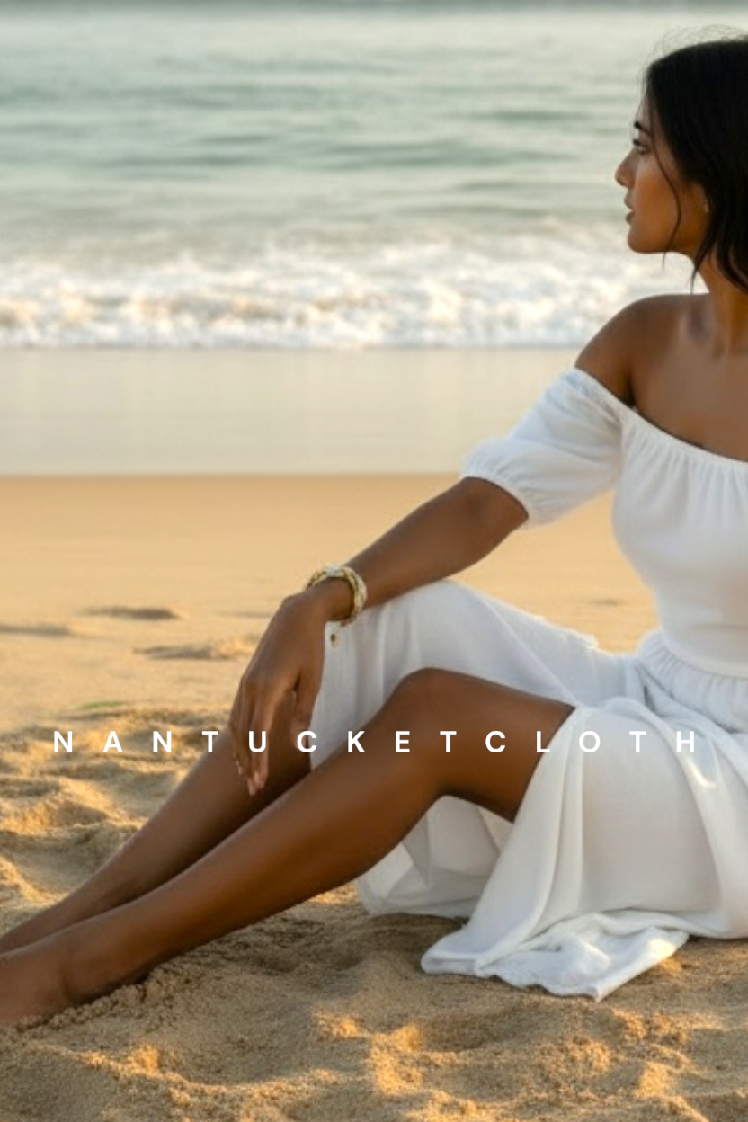 Nantucket_bracelet._Metal_gold_acrylic_and_white_boat_rope_Nantucketcloth_Sailing_Jewelry._All_sales_are_final. Boating Newport style
