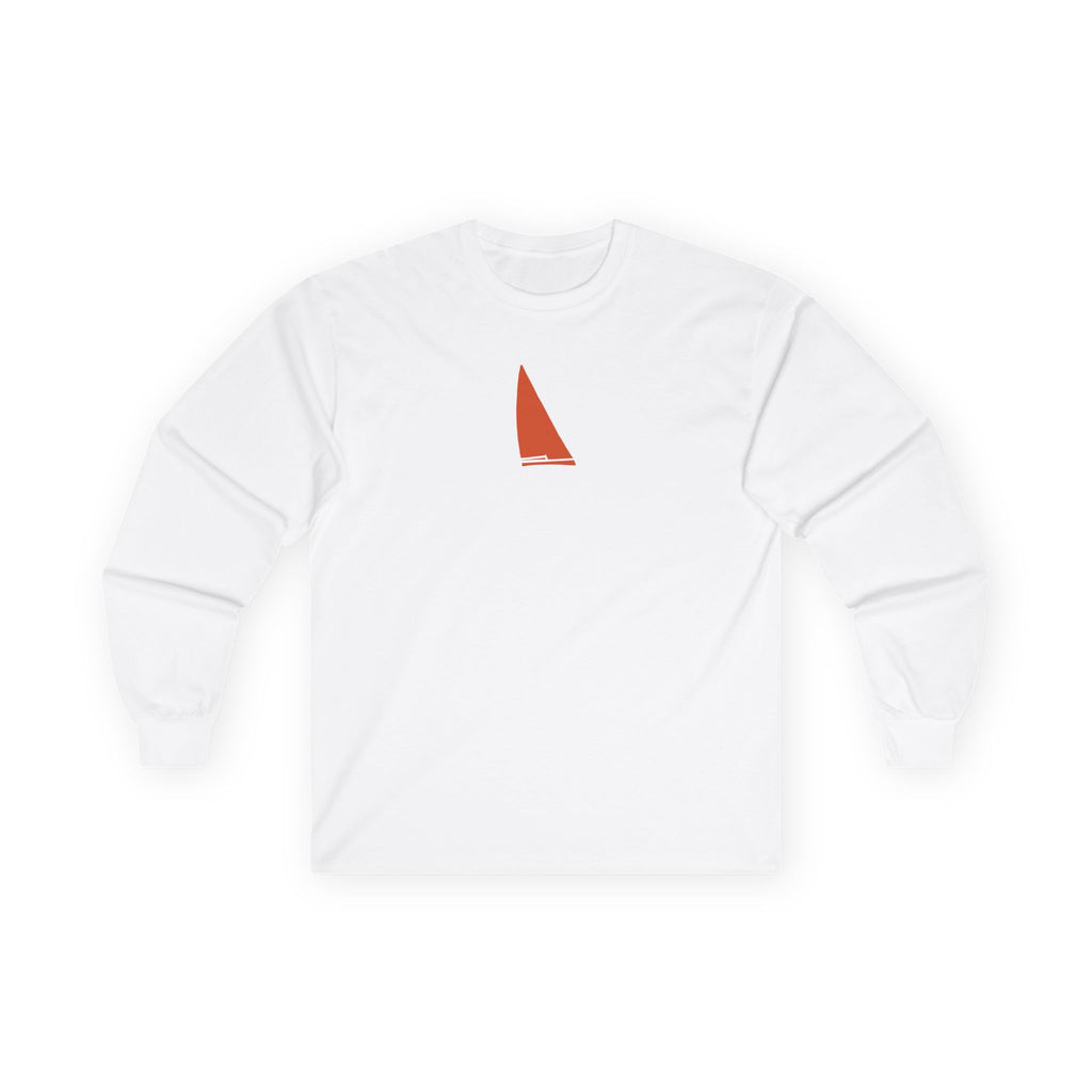 Nantucket shopping Nantucketcloth Nautical WHITE SAILCLOTH Ultra Cotton Long Sleeve Tee